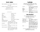 Cast and production team details