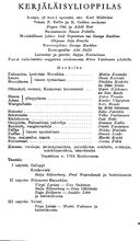 Tekijä- ja esiintyjälista