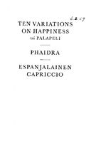 Programme poster