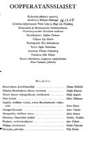 Cast and production team details