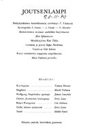 Cast and production team details
