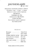 Tekijä- ja esiintyjälista