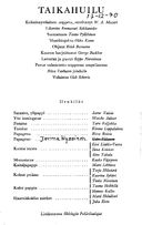 Tekijä- ja esiintyjälista