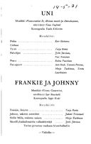 Cast and production team details