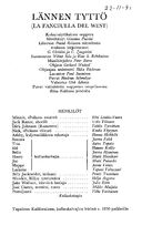 Tekijä- ja esiintyjälista