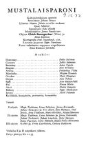 Cast and production team details