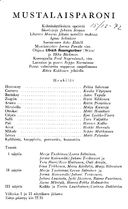 Cast and production team details