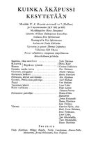 Cast and production team details
