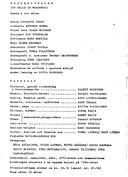 Cast and production team details