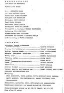 Cast and production team details