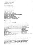 Cast and production team details