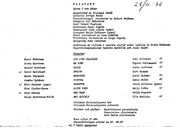 Cast and production team details
