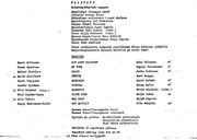 Cast and production team details