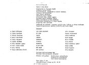 Cast and production team details