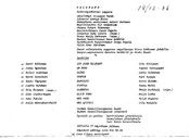 Cast and production team details