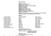 Cast and production team details