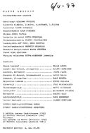 Cast and production team details