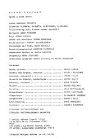 Cast and production team details