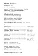 Cast and production team details