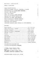 Cast and production team details