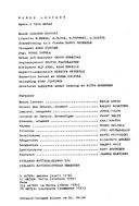 Cast and production team details