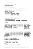 Cast and production team details