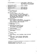 Cast and production team details