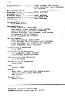 Cast and production team details
