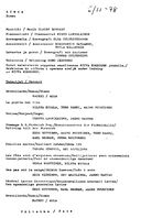 Cast and production team details
