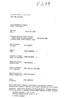 Cast and production team details