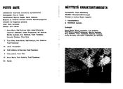Cast and production team details
