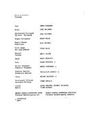 Cast and production team details