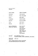 Cast and production team details