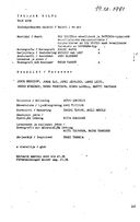 Cast and production team details