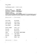 Cast and production team details