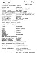 Cast and production team details