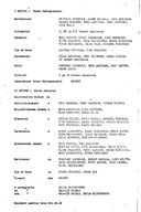 Cast and production team details