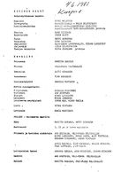 Cast and production team details