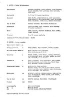 Cast and production team details