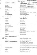 Cast and production team details
