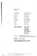 Cast and production team details