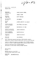 Cast and production team details