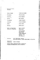 Cast and production team details