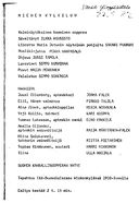Cast and production team details