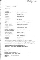 Cast and production team details