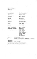Cast and production team details
