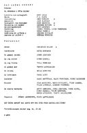 Cast and production team details