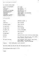 Cast and production team details