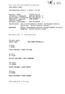 Cast and production team details