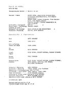 Cast and production team details